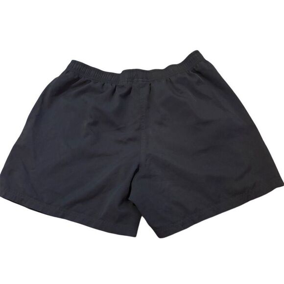 Vintage 90s Nike Men's Blue Nylon Sweat Shorts Mini Swoosh Size S - Picture 4 of 9